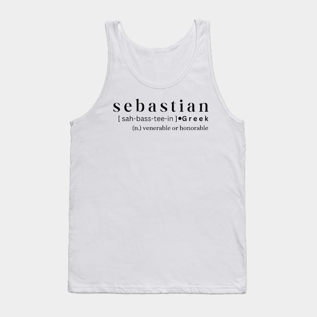 Sebastian Tank Top by MajesticWords